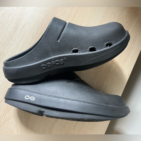 OOFOS OOCLOOG CLOG BLACK 7 - Picture 6 of 9